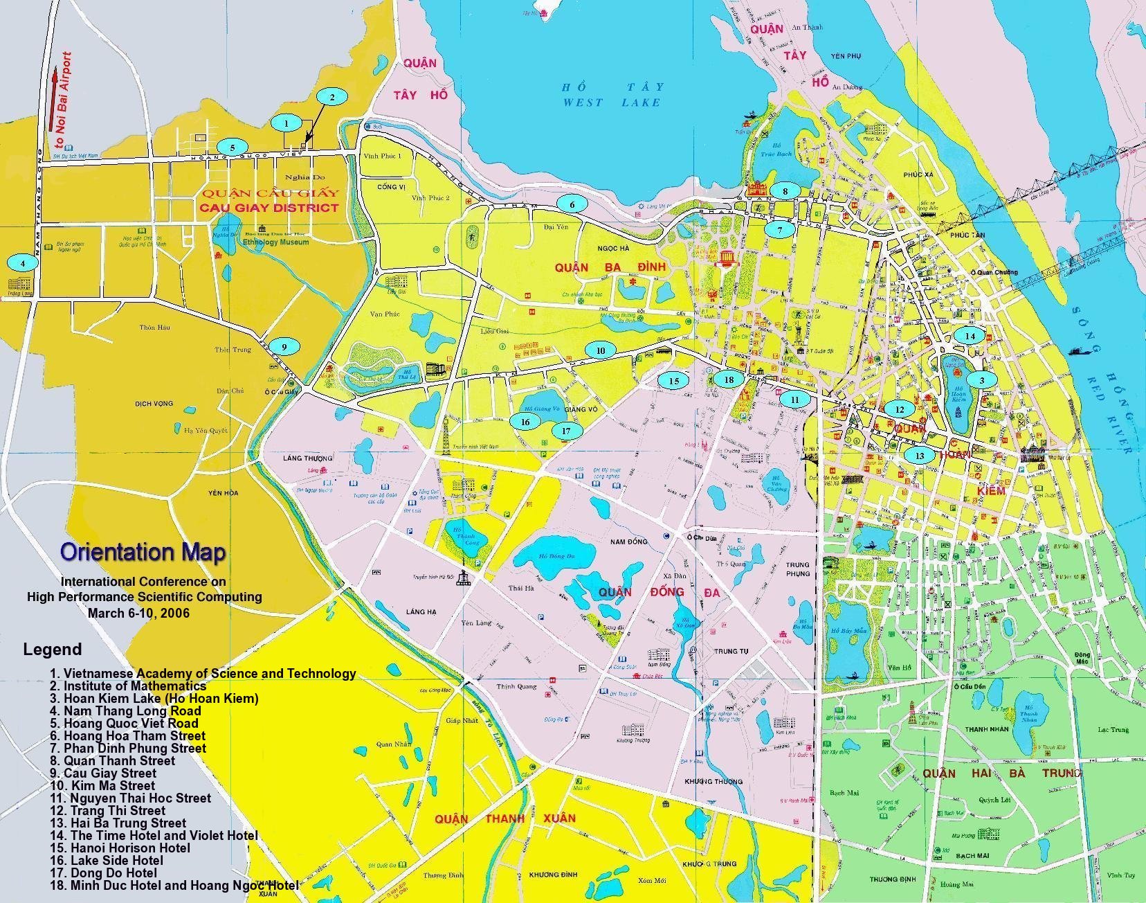 Hanoi Map